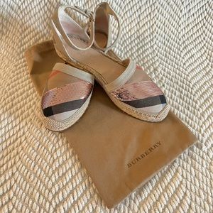 Burberry espadrille sandal